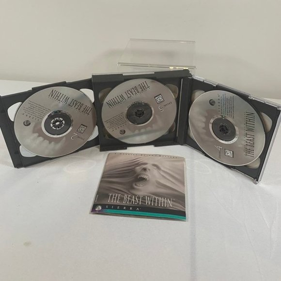 The Beast Within Gabriel Knight II 2 PC 6 CD-ROM Game Sierra 1995 Rare - Picture 4 of 5